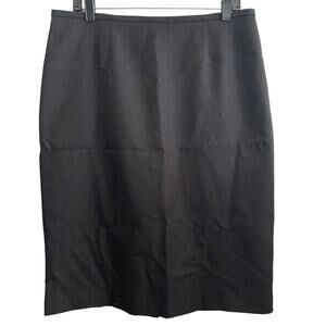 E. H Woods Skirt Womens 12 Black Lightweight